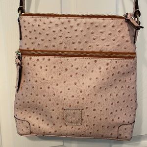 Dooney & Bourne Ostrich Pink Crossbody Bag
